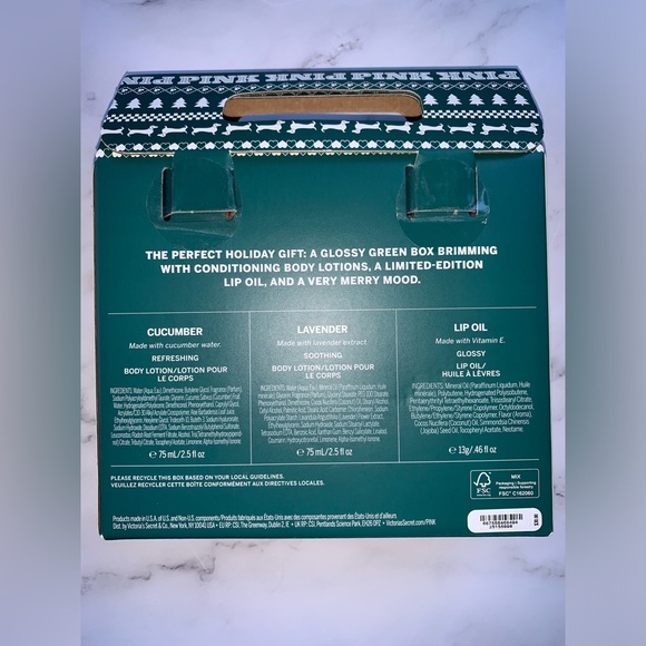 PINK Victoria’s Secret Joyful Calm Holiday Beauty Hits 3-Piece Gift Set- NWT - Picture 9 of 9